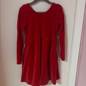 Hanna Anderson Velour Super Soft Skater Dress